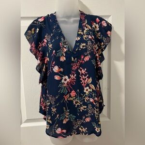 ANA women floral blouse /size XS